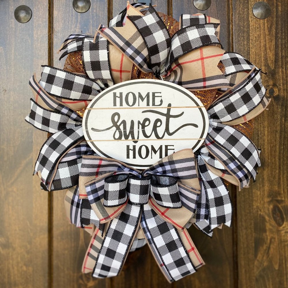 Everyday Wreath, Buffalo Plaid Wreath